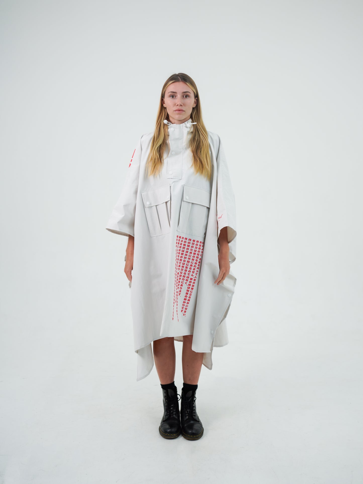 Raincoat, Japanese design, Bali, travel, adventure, style, Despo fabric, Taslan fabric, water-resistant, breathable, lightweight, packable, ethical manufacturing, sustainable fashion.